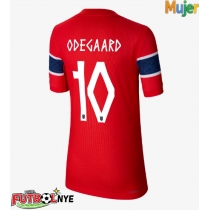 Camiseta Noruega Martin Odegaard #10 Primera Equipación para mujer Mundial 2026 manga corta